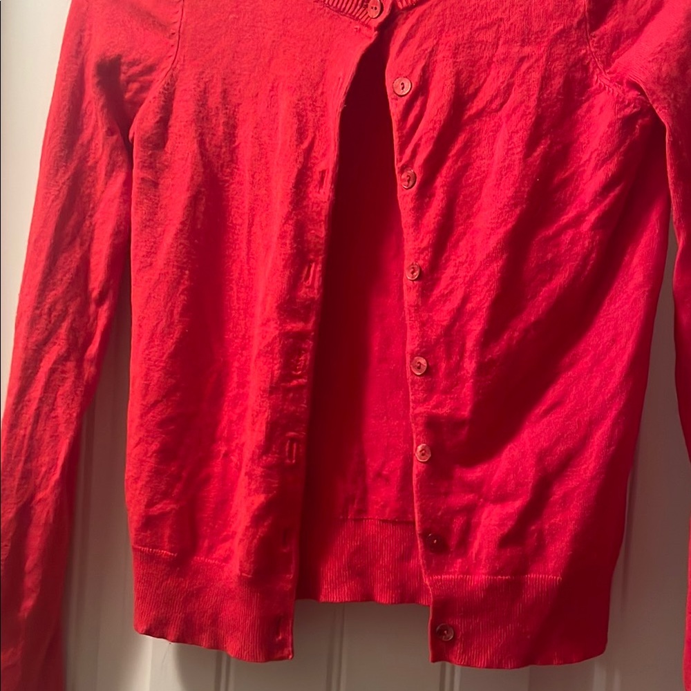 Express Red Cardigan - Picture 4 of 5